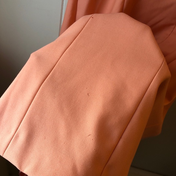 90s Y2K ESCADA Orange Peach Beaded Sleeveless Women’s size 38 Dress - Picture 11 of 13